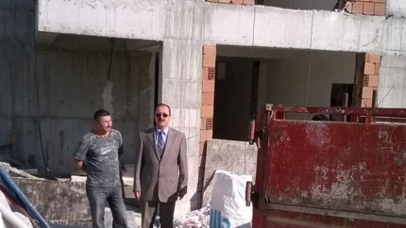 İlçe Milli Eğitim Müdürümüz Mehmet KARAMAN İnşaat Halindeki Okullarımızı Ziyaret Etti