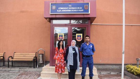 Etimesgut Jandarma Komutanı Ömer Turan´ı Ziyaret