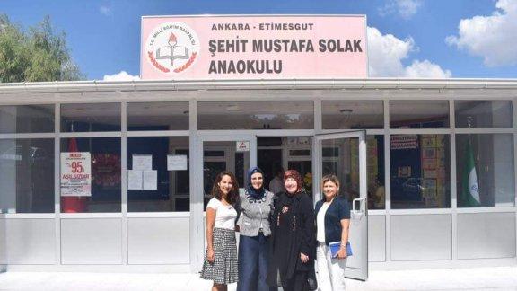 İlçe Milli Eğitim Müdürü Ayfer Yıldırım, Şehit Mustafa Solak Anaokulunu ziyaret Etti