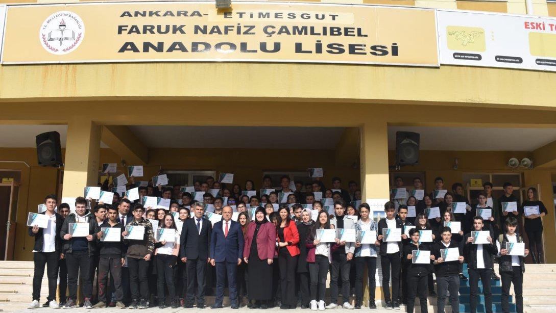 Milletin Sesi Mehmet Akif Programınının Başarısı Taçlandırıldı
