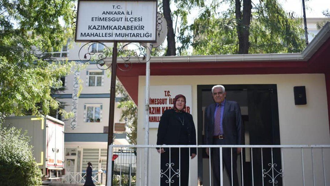 Kazım Karabekir Mahallesi Muhtarı Sabit Koçak'ı Ziyaret