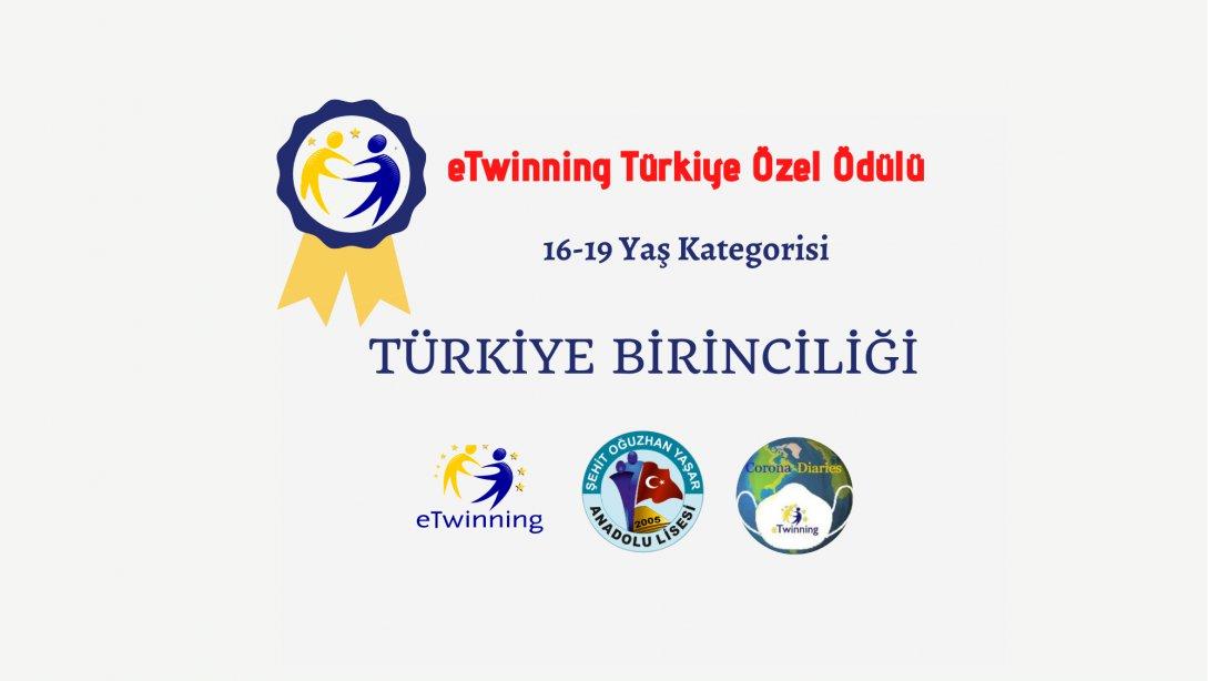 eTwinning Türkiye Özel Ödülü