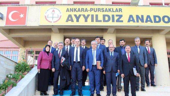 Ankara İlçe Milli Eğitim Müdürleri Toplantısı Pursaklar İlçesinde Yapıldı