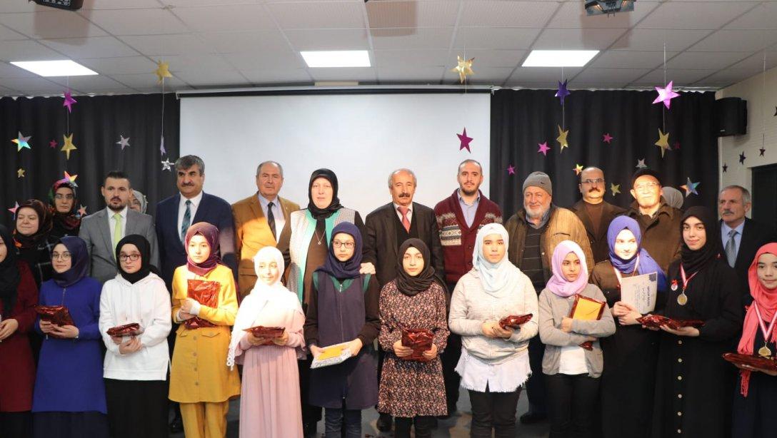 Etimesgut'ta Genç Nida Kız Öğrenci Kur'an-ı Kerim'i Güzel Okuma Yarışması
