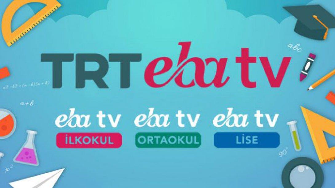 TRT EBA TV Uzaktan Eğitim Ders Programları 08 - 12 Haziran Tarihleri...