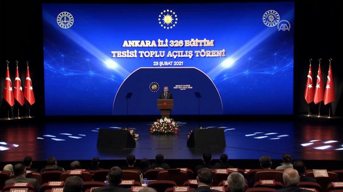 Eğitimin ve Ülkemizin Kalbi Ankara Bugün 326 Eğitim Tesisinin Açılış Töreni ile Tarih Yazıyor.... 