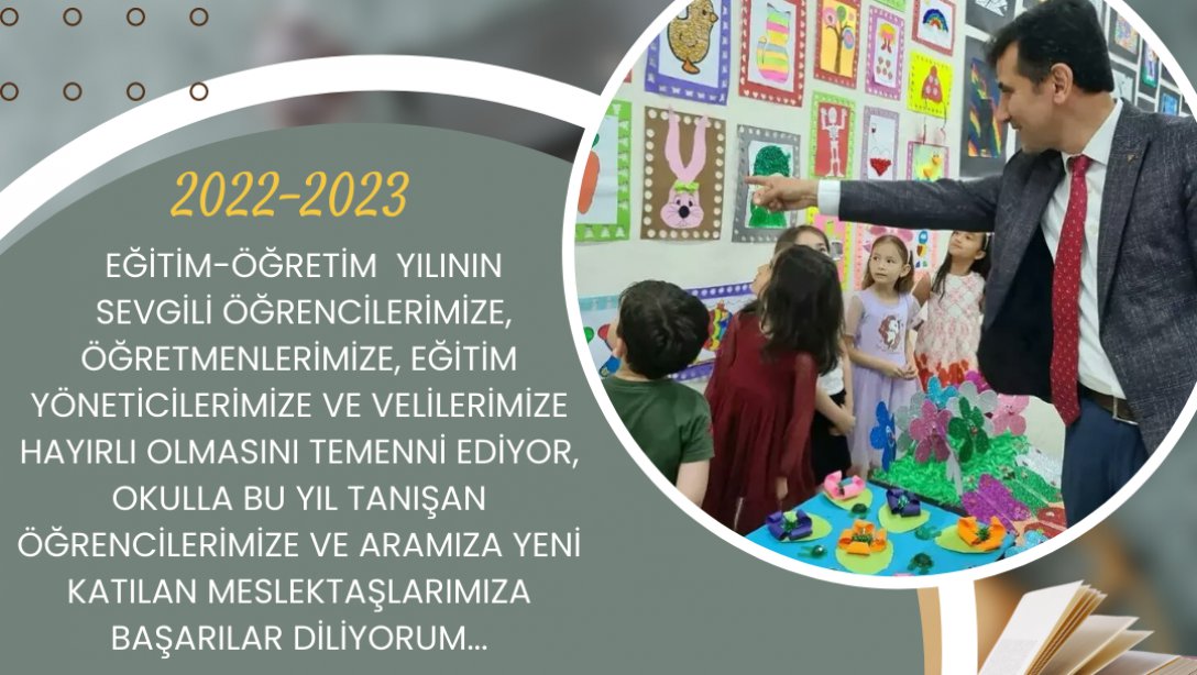 İlçe Milli Eğitim Müdürümüz Ahmet Gürsel Avcı'nın Yeni Eğitim Öğretim Yılı Mesajı
