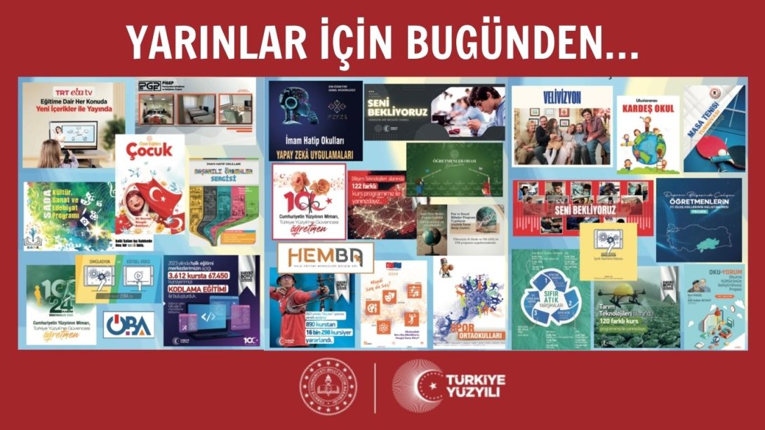 YARINLAR İÇİN BUGÜNDEN